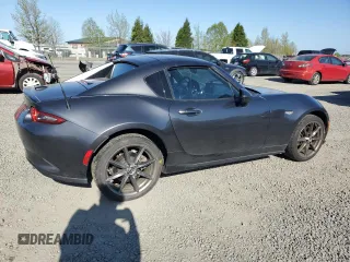 2018 Mazda MX-5 Miata Grand Touring with VIN JM1NDAM72J0203576, listed as a Copart auction lot 61871645 with 20,793 mi miles and Salvage title. Bid and sale history available at DreamBid. Image 3.