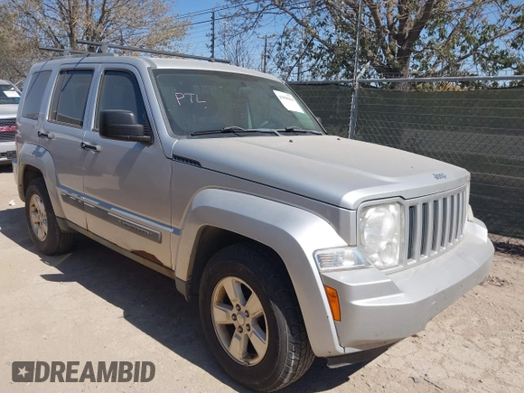 2012 Jeep Liberty Sport with VIN 1C4PJMAK1CW106039, listed as a IAAI auction lot 41810966 with 120,121 mi miles. Bid and sale history available at carsss.com. Image 1.