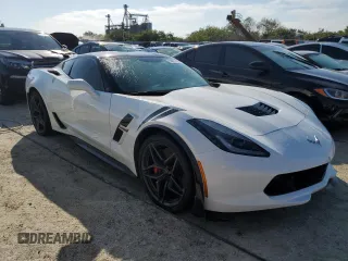2019 Chevrolet Corvette Grand Sport 2LT with VIN 1G1YY2D76K5121242, listed as a Copart auction lot 74897434 with 0 mi miles and Non Repairable. Bid and sale history available at carsss.com. Image 4.