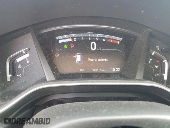 2019 Honda CR-V EX with VIN 2HKRW1H58KH501848, listed as a Copart auction lot 47008415 with 88,417 mi miles and Non Repairable. Bid and sale history available at carsss.com. Image 9.