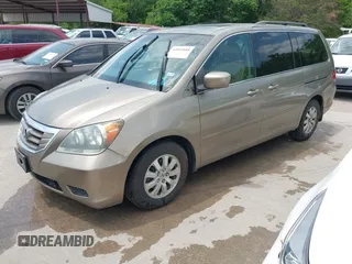 2008 Honda Odyssey EX-L with VIN 5FNRL38678B415435, listed as a IAAI auction lot 42054880 with 0 mi miles. Bid and sale history available at carsss.com. Image 2.