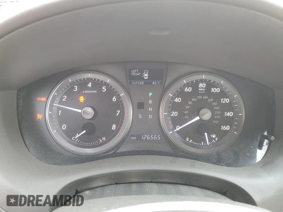 2011 Lexus ES 330 with VIN JTHBK1EG4B2431249, listed as a Copart auction lot 53578855 with 126,565 mi miles and Salvage Title. Bid and sale history available at DreamBid. Image 9.