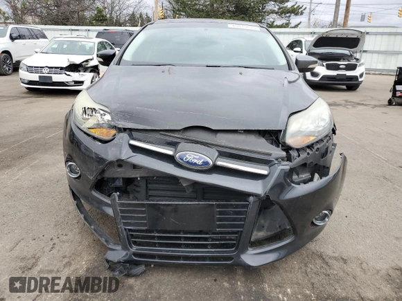 2013 Ford Focus Titanium with VIN 1FADP3J20DL276364, listed as a Copart auction lot 49815675 with 138,344 mi miles and Salvage Title. Bid and sale history available at carsss.com. Image 5.