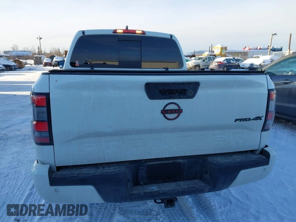 2024 Nissan Frontier Pro-4X with VIN 1N6ED1EK3RN620414, listed as a IAAI auction lot 41613820 with 10,714 mi miles and . Bid and sale history available at DreamBid. Image 17.