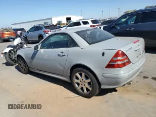 2001 Mercedes-Benz SLK-Class Kompressor with VIN WDBKK49F61F187940, listed as a Copart auction lot 76110434 with 95,053 mi miles and Clean Title. Bid and sale history available at carsss.com. Image 2.