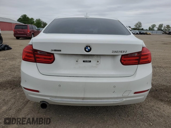 2013 BMW 3 Series 320i xDrive with VIN WBA3C3C51DF978651, listed as a Copart auction lot 58507915 with 117,025 mi miles and Salvage title. Bid and sale history available at DreamBid. Image 6.