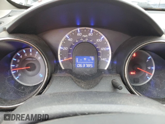 2013 Honda Fit Sport with VIN JHMGE8H52DC026844, listed as a Copart auction lot 86443994 with 0 mi miles and Salvage Title. Bid and sale history available at carsss.com. Image 9.