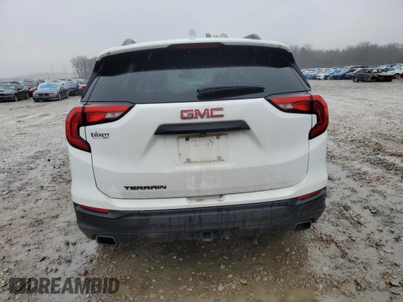 2020 GMC Terrain SLT with VIN 3GKALPEX8LL322214, listed as a Copart auction lot 44974715 with 75,585 mi miles and Salvage Title. Bid and sale history available at carsss.com. Image 6.