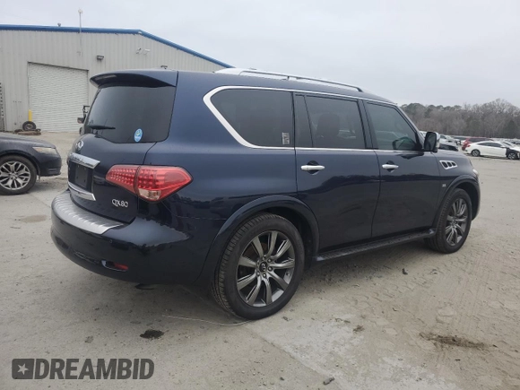 2017 Infiniti QX80 z VIN JN8AZ2NF3H9644669, wystawiony jako Copart lot #44648645 z przebiegiem 144 021 mil mil oraz Czysty tytuł • Clean title. Historia ofert i sprzedaży dostępna na DreamBid. Obrazek 3.