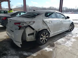 2013 Kia Optima SX with VIN 5XXGR4A66DG126012, listed as a IAAI auction lot 41378810 with 110,956 mi miles. Bid and sale history available at carsss.com. Image 4.
