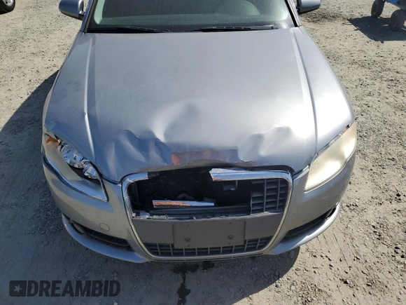 2008 Audi A4 2.0T with VIN WAUAF78E38A102570, listed as a Copart auction lot 53910215 with 145,095 mi miles and Salvage title. Bid and sale history available at DreamBid. Image 11.