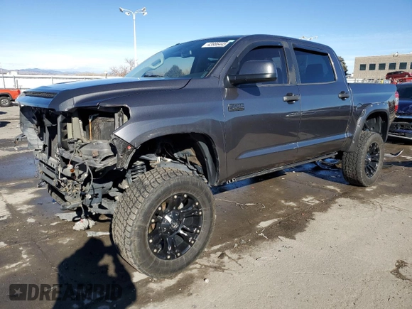 2017 Toyota Tundra Platinum z VIN 5TFAW5F16HX614411, wystawiony jako Copart lot #43986445 z przebiegiem 93 457 mil mil oraz Szkoda całkowita • Salvage title. Historia ofert i sprzedaży dostępna na DreamBid. Obrazek 1.
