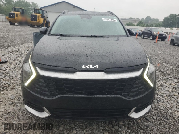 2023 Kia Sportage EX with VIN KNDPVCAG4P7076755, listed as a Copart auction lot 59041245 with 39,132 mi miles and Salvage title. Bid and sale history available at DreamBid. Image 5.