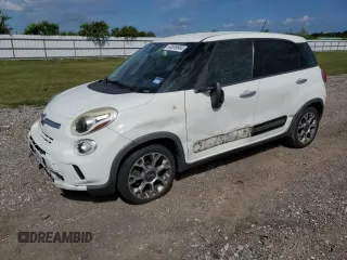 2014 FIAT 500L Trekking z VIN ZFBCFADH4EZ016712, wystawiony jako Copart lot #71283484 z przebiegiem 127 058 mil mil oraz Szkoda całkowita • Salvage title. Historia ofert i sprzedaży dostępna na DreamBid. Obrazek 1.
