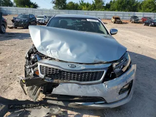 2015 Kia Optima Hybrid EX with VIN KNAGN4ADXF5082191, listed as a Copart auction lot 62502704 with 120,657 mi miles and Salvage Title. Bid and sale history available at carsss.com. Image 5.