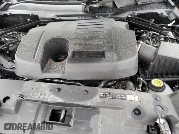2023 Land Rover Defender with VIN SALEVFEU1P2142841, listed as a Copart auction lot 77387354 with 21,441 mi miles and Salvage title. Bid and sale history available at DreamBid. Image 12.