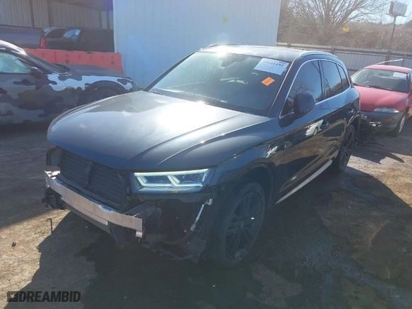 2018 Audi Q5 Premium Plus with VIN WA1BNAFY0J2173966, listed as a IAAI auction lot 41641191 with 106,909 mi miles. Bid and sale history available at carsss.com. Image 2.
