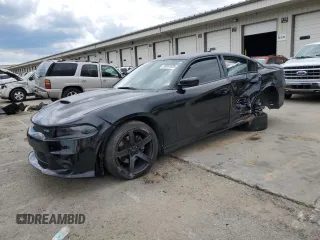 2022 Dodge Charger R/T with VIN 2C3CDXCT0NH153792, listed as a Copart auction lot 58655535 with 27,530 mi miles and Salvage title. Bid and sale history available at DreamBid. Image 1.