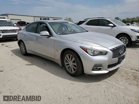 2017 Infiniti Q50 Signature Edition z VIN JN1EV7AR0HM830515, wystawiony jako Copart lot #53435825 z przebiegiem 66 994 mil mil oraz Szkoda całkowita • Salvage title. Historia ofert i sprzedaży dostępna na DreamBid. Obrazek 4.