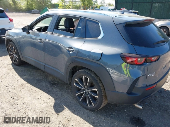 2023 Mazda CX-50 S Premium Plus with VIN 7MMVABEM8PN108020, listed as a IAAI auction lot 42203568 with 26,783 mi miles and . Bid and sale history available at DreamBid. Image 3.