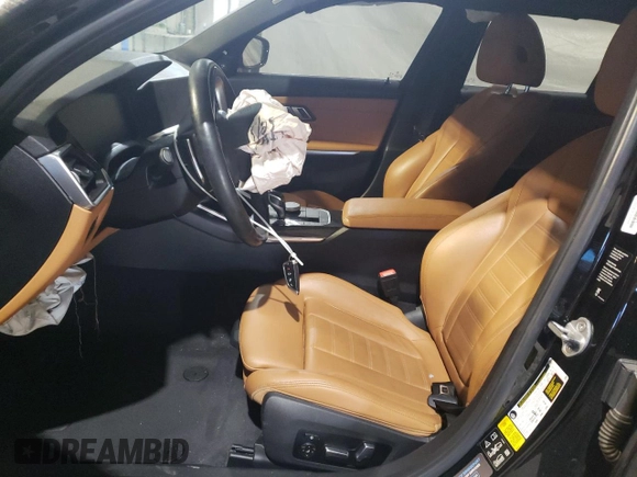 2019 BMW 3 Series 330i xDrive with VIN WBA5R7C57KAJ87310, listed as a Copart auction lot 42261105 with 0 mi miles and Salvage Title. Bid and sale history available at carsss.com. Image 7.