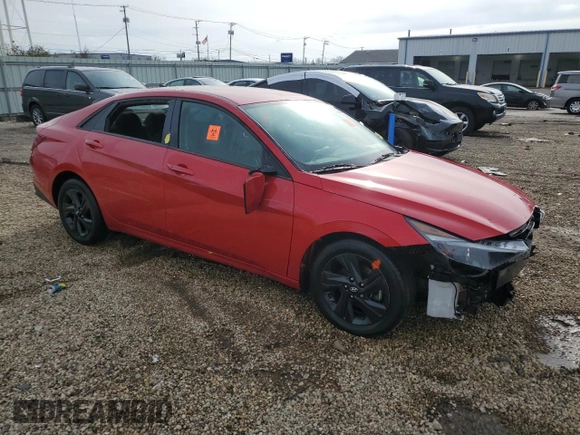 2023 Hyundai Elantra SEL with VIN 5NPLM4AG4PH088858, listed as a Copart auction lot 51628855 with 140,605 mi miles and Salvage Title. Bid and sale history available at DreamBid. Image 4.