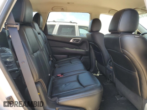 2017 Nissan Pathfinder SV with VIN 5N1DR2MN3HC687473, listed as a Copart auction lot 63376195 with 69,600 mi miles and Salvage title. Bid and sale history available at DreamBid. Image 11.