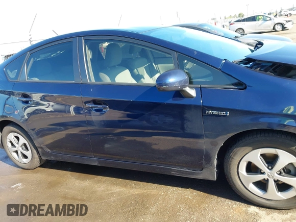 2013 Toyota Prius One with VIN JTDKN3DU9D1626932, listed as a IAAI auction lot 42148583 with 48,444 mi miles and . Bid and sale history available at DreamBid. Image 13.