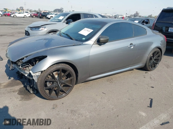 2013 Infiniti G37 IPL with VIN JN1CV6EKXDM920635, listed as a IAAI auction lot 41279452 with 103,572 mi miles. Bid and sale history available at carsss.com. Image 2.