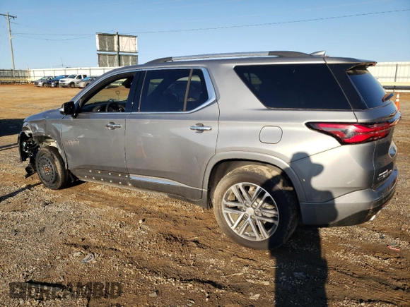2023 Chevrolet Traverse High Country with VIN 1GNEVNKW2PJ102529, listed as a Copart auction lot 57619025 with 13,279 mi miles and Clean title. Bid and sale history available at DreamBid. Image 2.