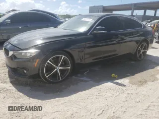 2019 BMW 4 Series 430i z VIN WBA4J1C59KBM18704, wystawiony jako Copart lot #61022375 z przebiegiem 77 778 mil mil oraz Czysty tytuł • Clean title. Historia ofert i sprzedaży dostępna na DreamBid. Obrazek 1.