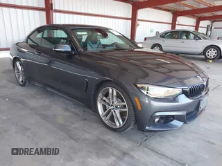2018 BMW 4 Series 440i with VIN WBA4Z5C50JEE16887, listed as a IAAI auction lot 42218397 with 50,939 mi miles and . Bid and sale history available at DreamBid. Image 1.
