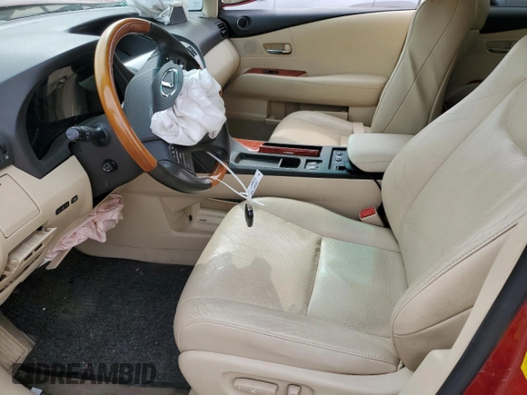2011 Lexus RX 350 with VIN 2T2BK1BA5BC106429, listed as a Copart auction lot 54818655 with 183,020 mi miles and Salvage Title. Bid and sale history available at DreamBid. Image 7.