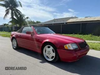 1997 Mercedes-Benz SL 500 with VIN WDBFA67F6VF154719, listed as a Copart auction lot 64125295 with 85,169 mi miles and Clean title. Bid and sale history available at DreamBid. Image 1.