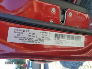 2017 Jeep Cherokee Sport with VIN 1C4PJMABXHD230619, listed as a Copart auction lot 64120275 with 101,327 mi miles and Salvage title. Bid and sale history available at DreamBid. Image 13.