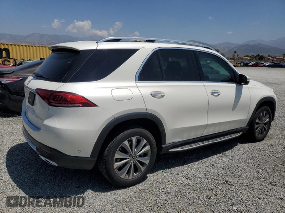 2020 Mercedes-Benz GLE 350 with VIN 4JGFB4JE7LA282282, listed as a Copart auction lot 56542535 with 100,079 mi miles and Salvage title. Bid and sale history available at DreamBid. Image 3.