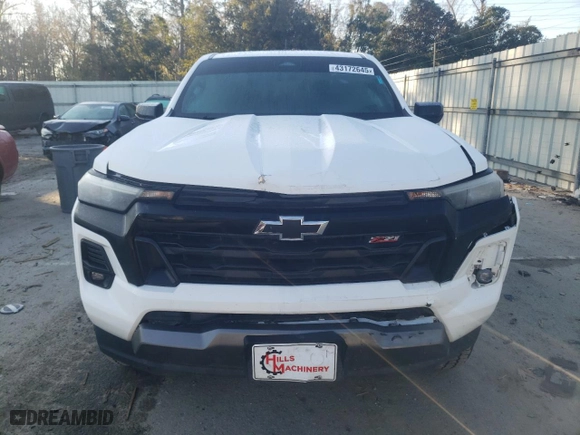 2023 Chevrolet Colorado 4WD Z71 with VIN 1GCPTDEK9P1254821, listed as a Copart auction lot 43172645 with 20,274 mi miles and Salvage Title. Bid and sale history available at carsss.com. Image 5.
