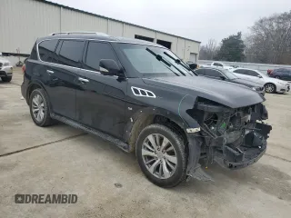 2017 Infiniti QX80 z VIN JN8AZ2NF9H9645499, wystawiony jako Copart lot #45890285 z przebiegiem 164 470 mil mil oraz Szkody całkowita. Historia ofert i sprzedaży dostępna na DreamBid. Obrazek 4.