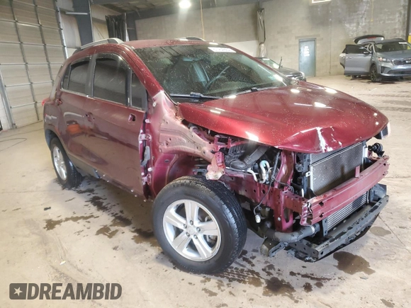 2017 Chevrolet Trax LT with VIN 3GNCJPSB9HL193319, listed as a Copart auction lot 87454284 with 67,392 mi miles and Salvage Title. Bid and sale history available at carsss.com. Image 4.