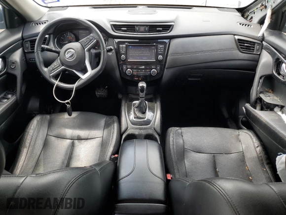 2017 Nissan Rogue S with VIN 5N1AT2MT2HC861133, listed as a Copart auction lot 54749085 with 86,705 mi miles and Salvage title. Bid and sale history available at DreamBid. Image 8.