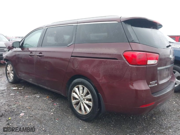 2015 Kia Sedona EX with VIN KNDMC5C15F6051042, listed as a IAAI auction lot 41553457 with 1 mi miles. Bid and sale history available at carsss.com. Image 3.
