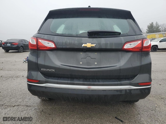 2018 Chevrolet Equinox LS with VIN 2GNAXHEV1J6290378, listed as a Copart auction lot 84027844 with 66,486 mi miles and Salvage Title. Bid and sale history available at carsss.com. Image 6.
