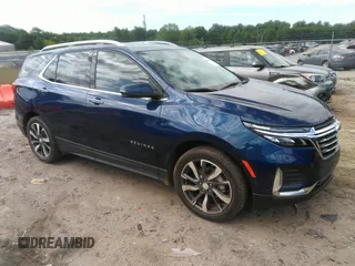 2022 Chevrolet Equinox Premier z VIN 3GNAXNEV1NS182042, wystawiony jako IAAI lot #42340232 z przebiegiem 26 052 mil mil oraz . Historia ofert i sprzedaży dostępna na DreamBid. Obrazek 1.