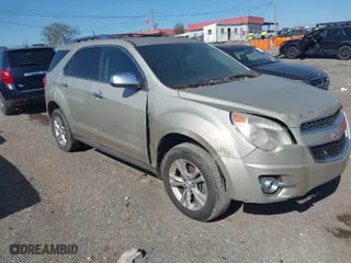 2013 Chevrolet Equinox LTZ with VIN 1GNFLGEK2DZ127345, listed as a IAAI auction lot 42057044 with 193,549 mi miles. Bid and sale history available at carsss.com. Image 1.
