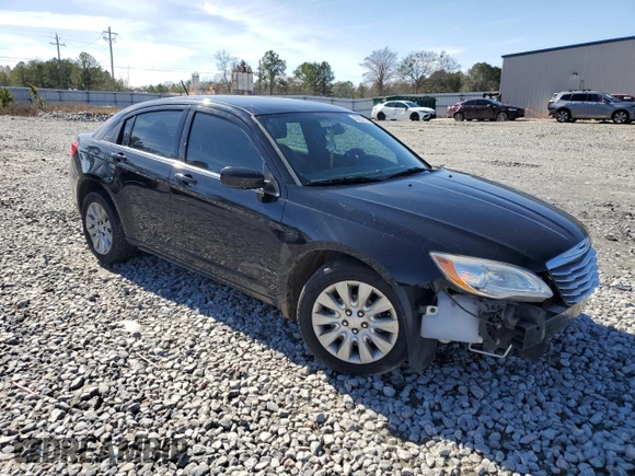 2014 Chrysler 200 LX with VIN 1C3CCBAB2EN206063, listed as a Copart auction lot 43357875 with 139,951 mi miles and Salvage Title. Bid and sale history available at DreamBid. Image 4.