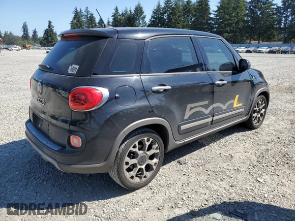 2014 FIAT 500L Trekking with VIN ZFBCFADH5EZ011227, listed as a Copart auction lot 65873224 with 110,266 mi miles and Clean Title. Bid and sale history available at carsss.com. Image 3.