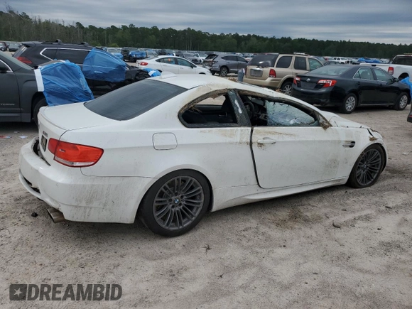 2010 BMW M3 with VIN WBSWD9C52AP362472, listed as a Copart auction lot 61351084 with 107,325 mi miles and Salvage title. Bid and sale history available at DreamBid. Image 3.