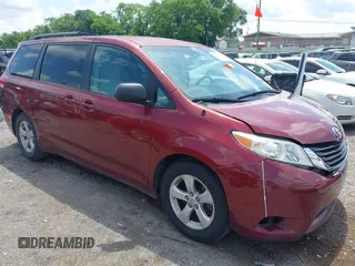 2011 Toyota Sienna LE AAS with VIN 5TDKK3DC4BS116696, listed as a IAAI auction lot 42519463 with 248,468 mi miles and . Bid and sale history available at DreamBid. Image 1.