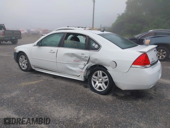 2011 Chevrolet Impala LT Fleet with VIN 2G1WG5EK1B1182403, listed as a IAAI auction lot 40175152 with 137,909 mi miles and . Bid and sale history available at DreamBid. Image 3.