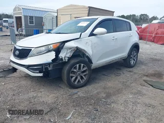 2016 Kia Sportage LX with VIN KNDPB3AC2G7823758, listed as a IAAI auction lot 41690714 with 151,687 mi miles. Bid and sale history available at carsss.com. Image 17.